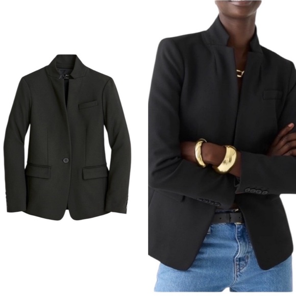 J. Crew Jackets & Blazers - J.Crew Regent Blazer | Black 4-Season Stretch | Women’s Size 2 |